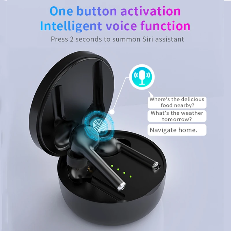 TWS беспроводные наушники TW40 Bluetooth 5 0 Super Bass 6D 3D Hi Fi стерео гарнитура с громкой