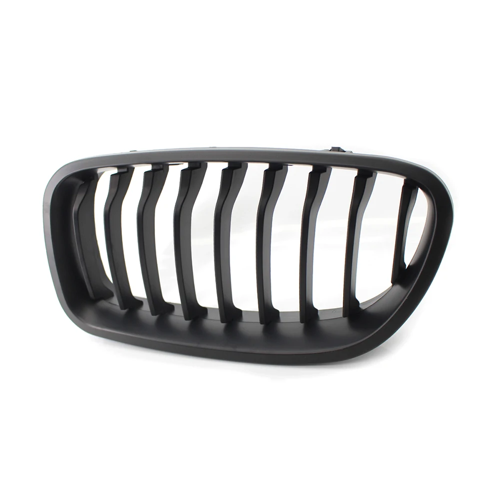 1 пара передних гоночных решеток автомобиля решетка для почек матовый черный ABS BMW