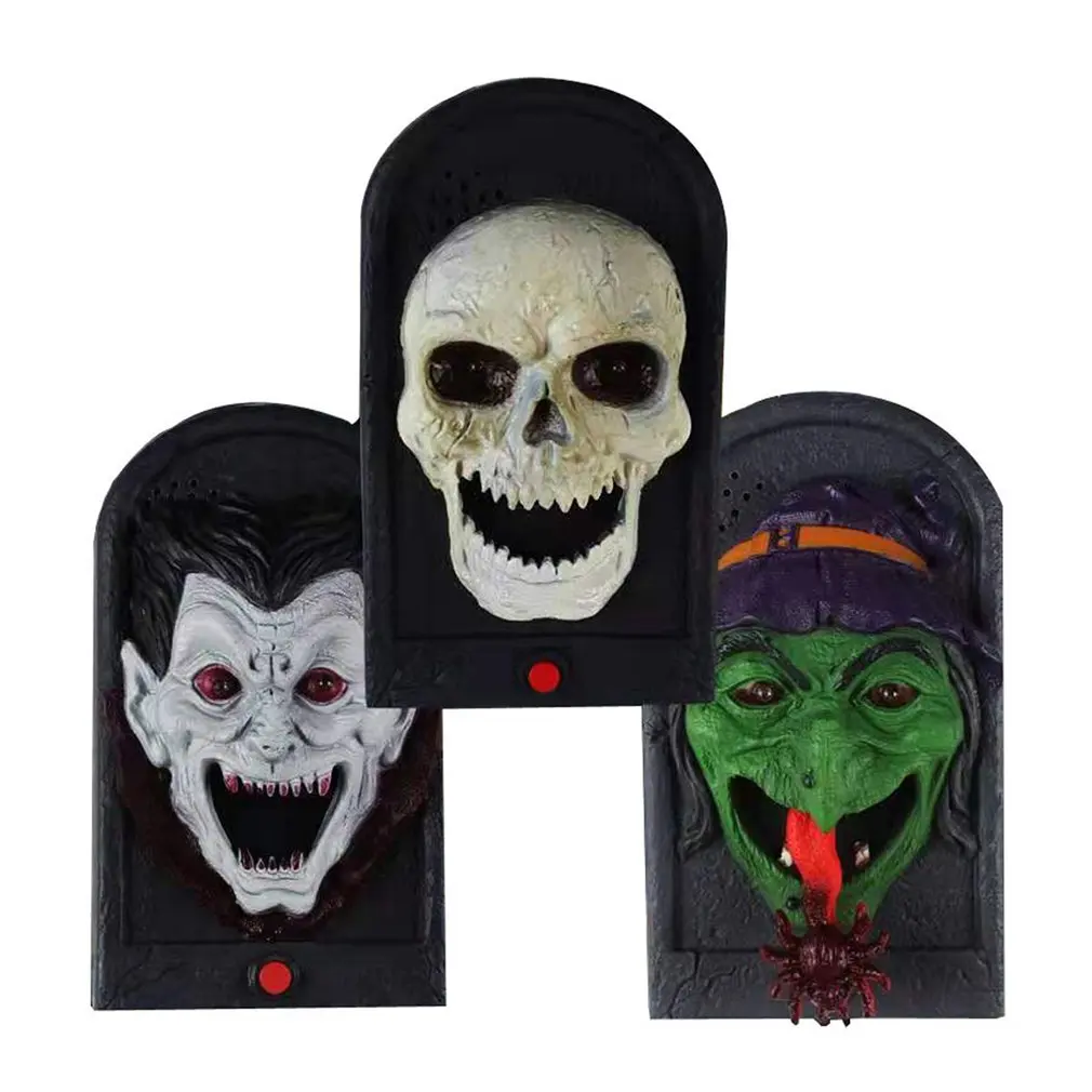 Анимированный дверной звонок от злого ведьмы для глаз со звуком света реквизит