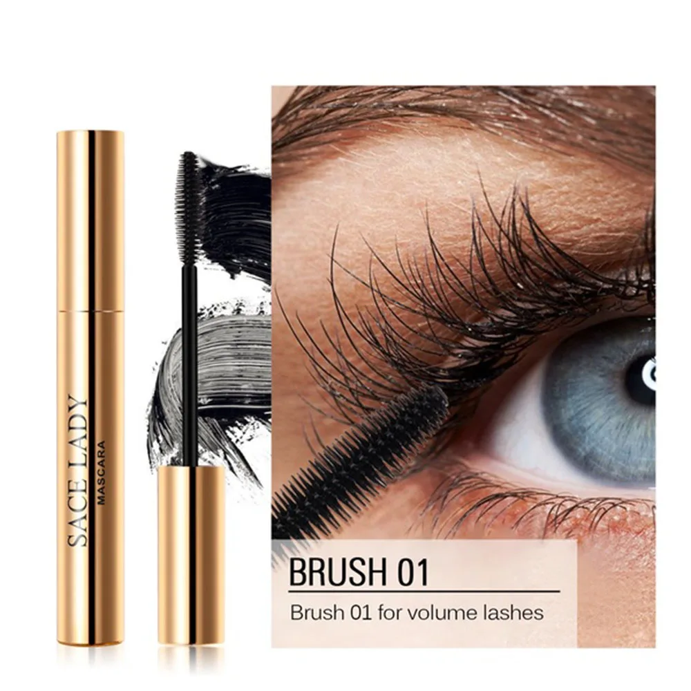 SACE LADY 4D шелковое волокно Rimel расширение объема ресницы туш для ресниц Макияж