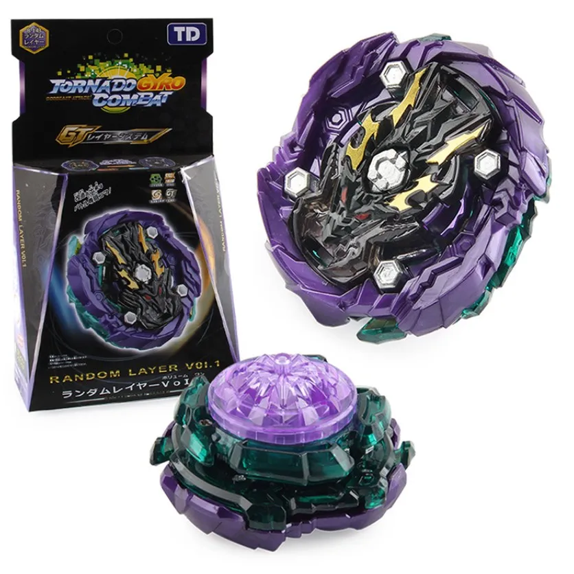 B-X TOUPIE BURST BEYBLADE SPINNING TOP GT B-143 Random Layer Vol.1 Complete Set with Two-way Pull Ruler Launcher Children Toys