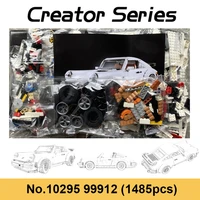 1485pcs super sports racing car building blocks retro convertible turbo technical car model bricks toys for boy christmas gifts