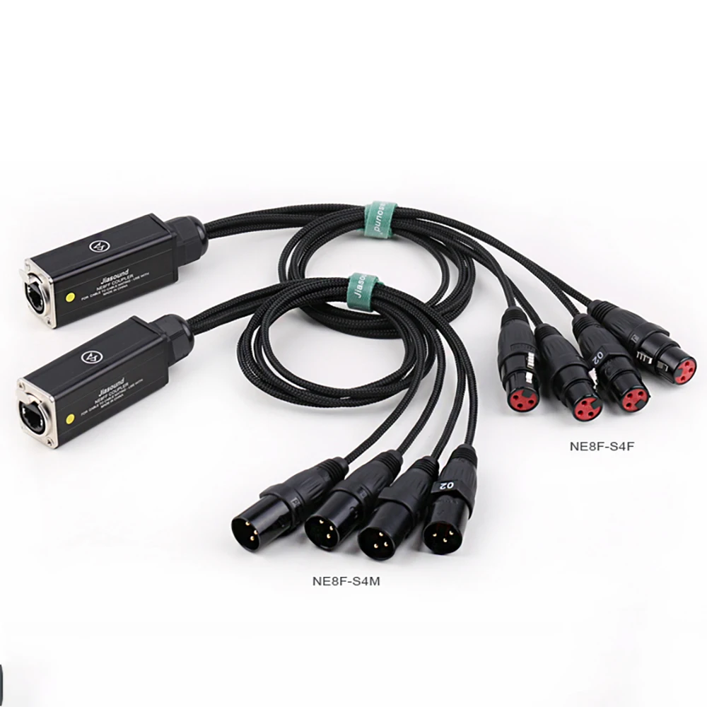 XLR Audio Snake 4-канальный 3-контактный многоканальный сетевой разъем для сцены и