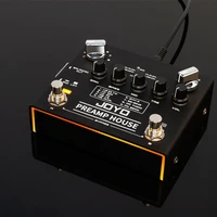 joyo r 15 electric guitar lonestar effects pedal parts preamp house guitar pedal 18 tones dual channel distortion clean pedal