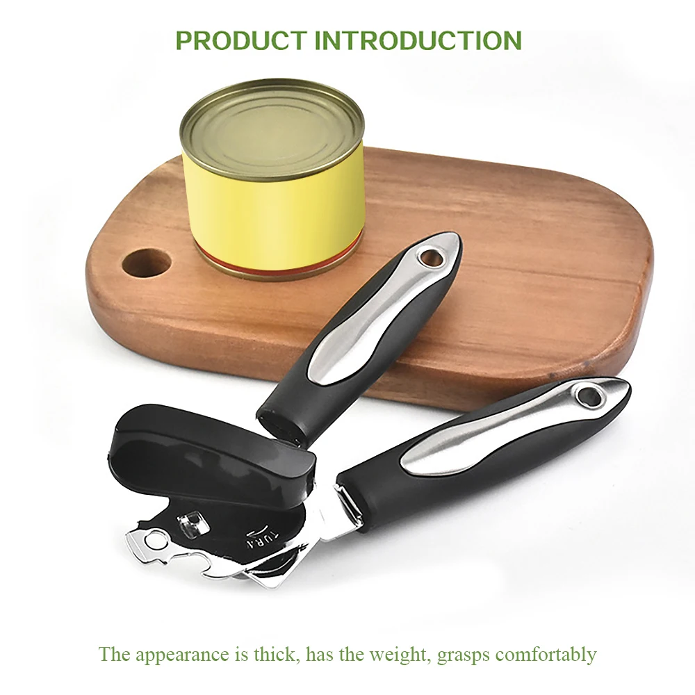 

Hot Sale New Multifunction Opener Manual Stainless Steel Bottle Opener Kitchen Tin Opener For Cans Lid Household Kitchen Tools