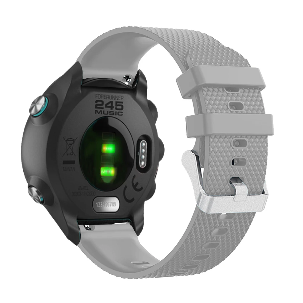 20 мм силиконовый ремешок для часов Garmin Forerunner 645 245 245M Vivoactive 3 Смарт-часы ремешок спортивный сменный Браслет