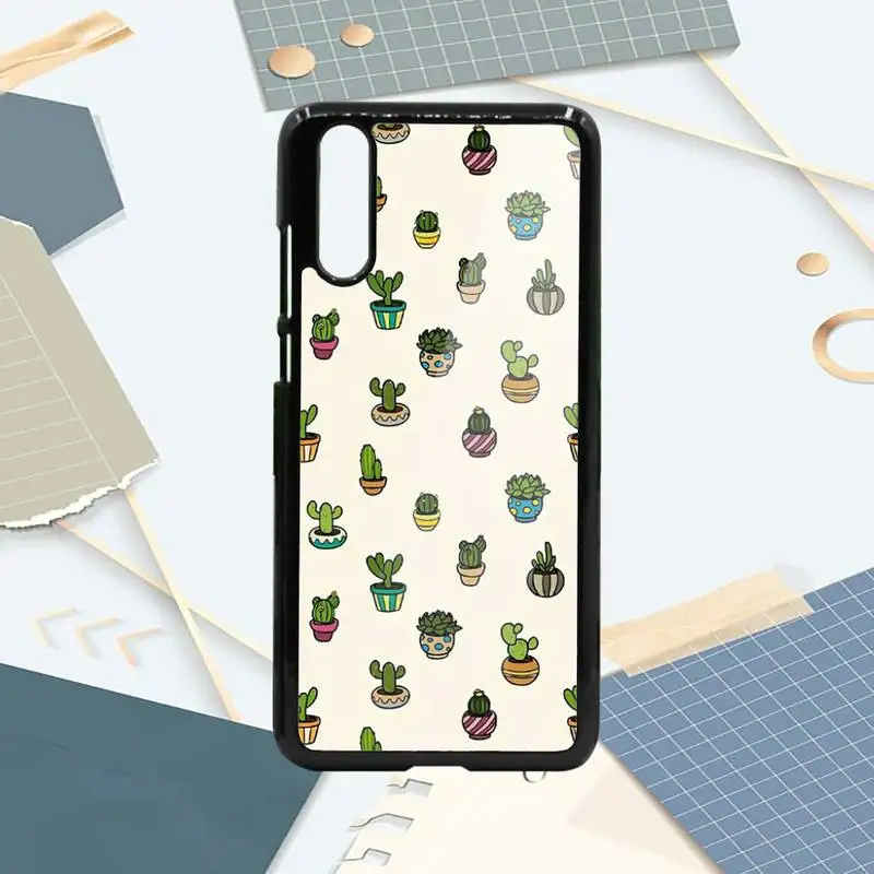 

Plant cactus pattern Phone Case PC For Samsung galaxy S note 8 9 20 10 e lite2019 plus pro ultra