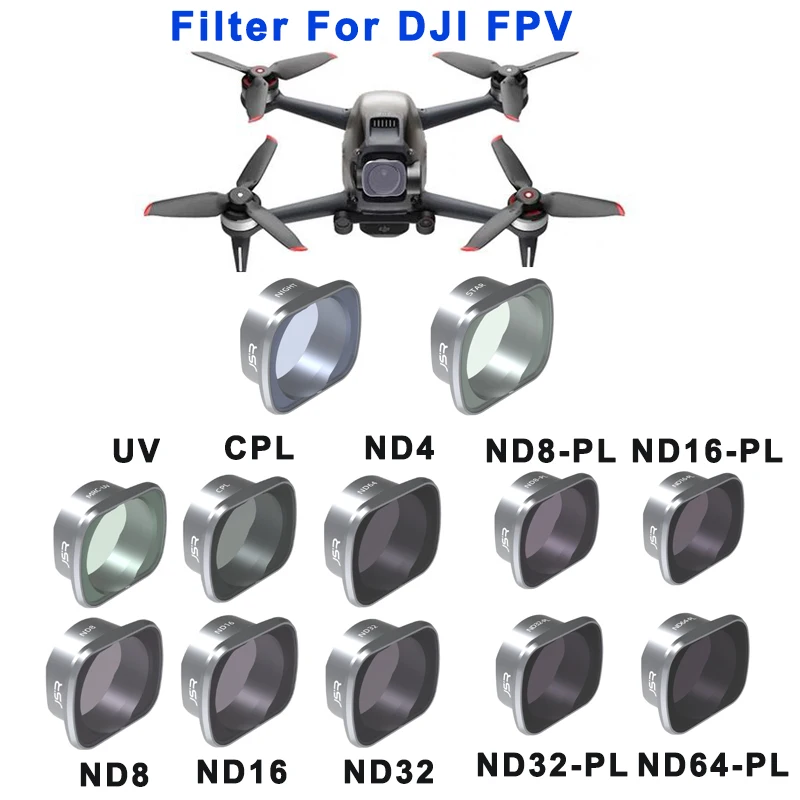 

DJI FPV Combo Lens Filter UV/CPL/NDPL4/8/16/32 Set Neutral Density Polar Filters Kit Camera Drone Accessories Quadcopter