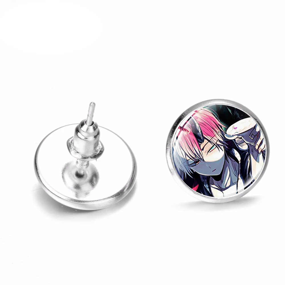 Серьги-гвоздики в стиле аниме Моя геройская Академия коллекция отаку ручная