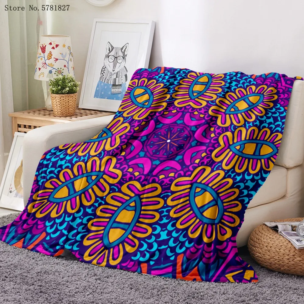 Знаменитая фланелевая одеяло с 3D принтом Флисовое Европейским рисунком