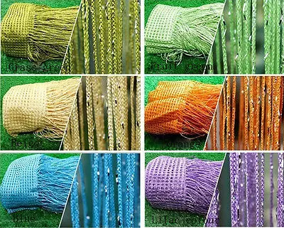 Штора на окно дверь занавеска задник с кисточками декор для комнаты романтичная