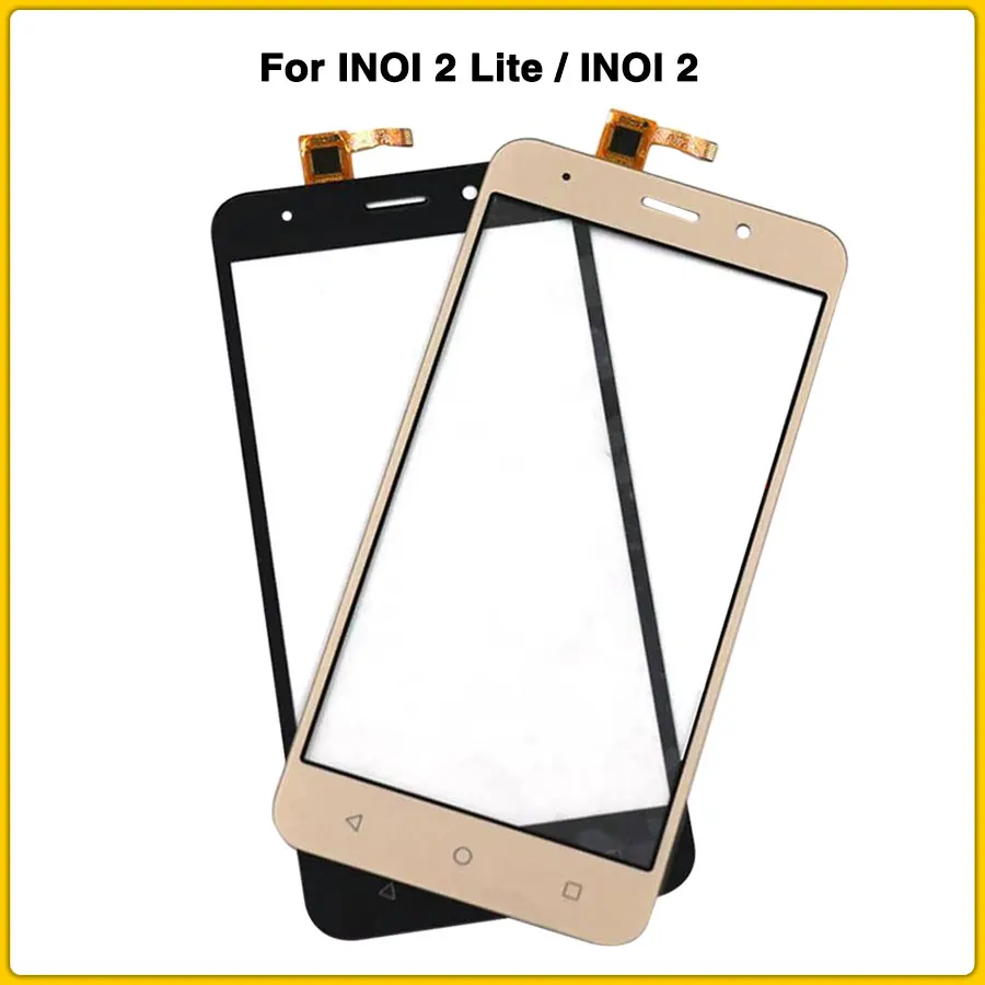Inoi 2 Сенсорный экран для Inoi 2 Lite/Inoi 2 Сенсорный экран дигитайзер передняя стеклянная линза черный золотой цвет