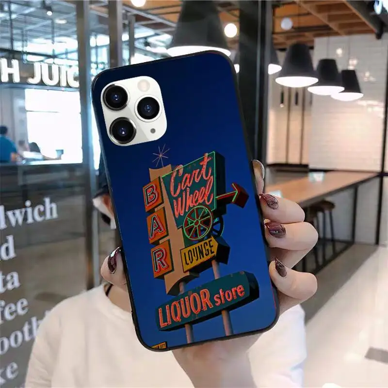 

Travel World Map Road Sign Phone Case for iPhone 11 12 mini pro XS MAX 8 7 6 6S Plus X 5S SE 2020 XR