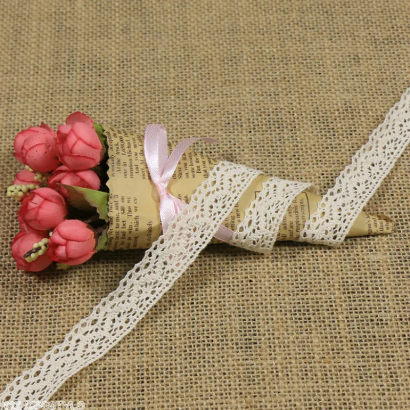 5 ярдов/партия 1 8 см высокого качества полые цветочные кружевные ленты с отделкой