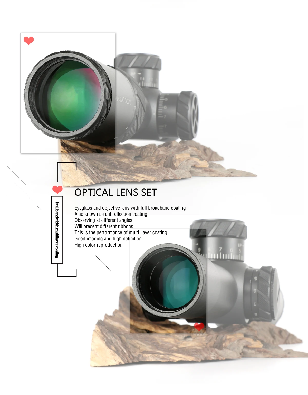 TEAGLE ED 1-8x24 IR Lange Eye Relief охотничий прицел тактический оптический прицел Verlichte Red Rifle Scope fit 30-06 308 AR1
