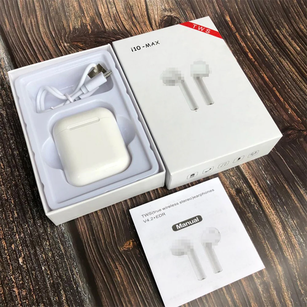 I10 Max TWS Bluetooth наушники мини беспроводные наушники стерео гарнитура для всех смартфонов PK i12 i11 i9s i7s
