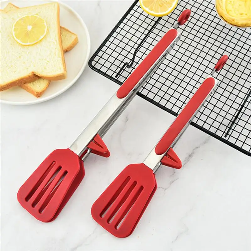 

Щипцы пищевые, из нержавеющей стали, силиконовые, Нескользящие, для салата, хлеба, барбекю