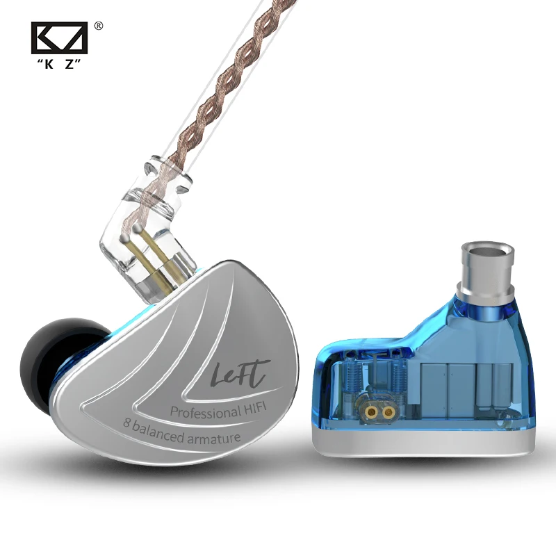 AK KZ AS16 8BA наушники динамики в ушах сбалансированные арматурные для ушей вкладыши