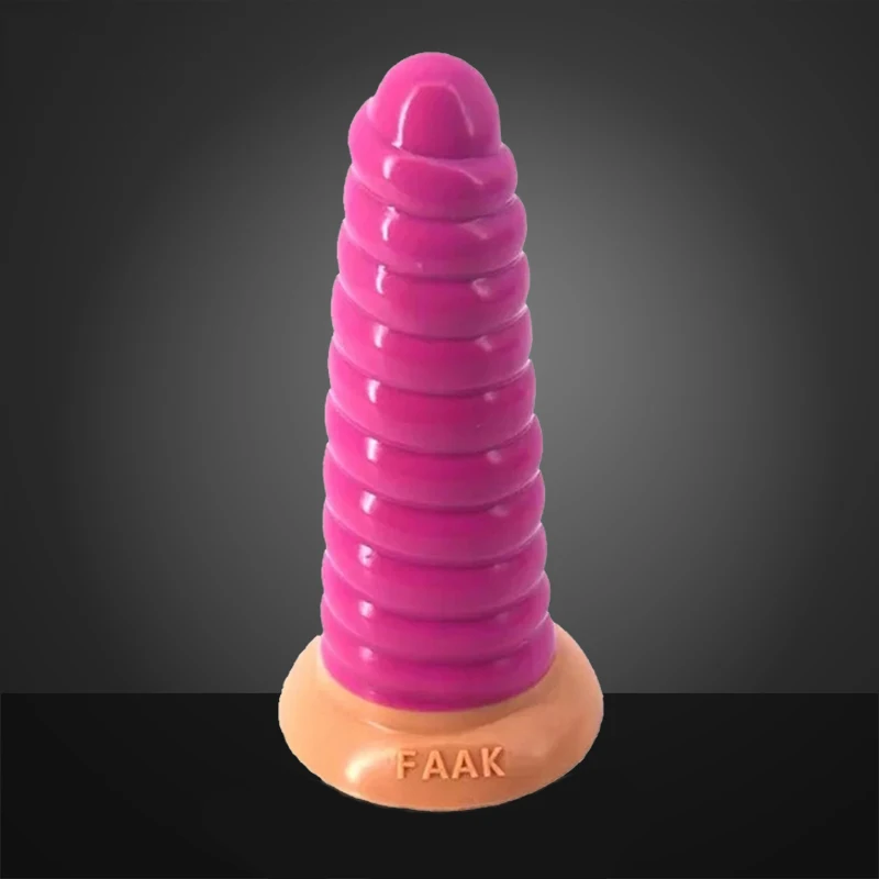 Огромный анальный фаллоимитатор с имитацией раковины максимальная ширина 6 5 см