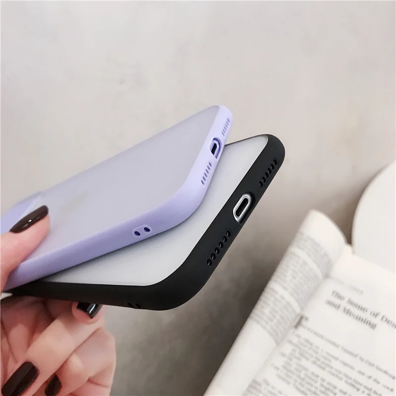 Slide Camera Lens Protection Silicone Phone case For iPhone 11 Pro Max X XR XS MAX 6 6S 7 8 Plus Soft TPU Candy Color Case | Мобильные