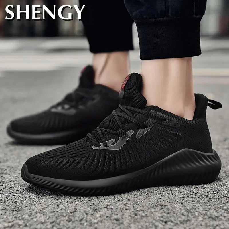 Спортивная обувь мужские новые модные кроссовки брендовые сетчатые весенние