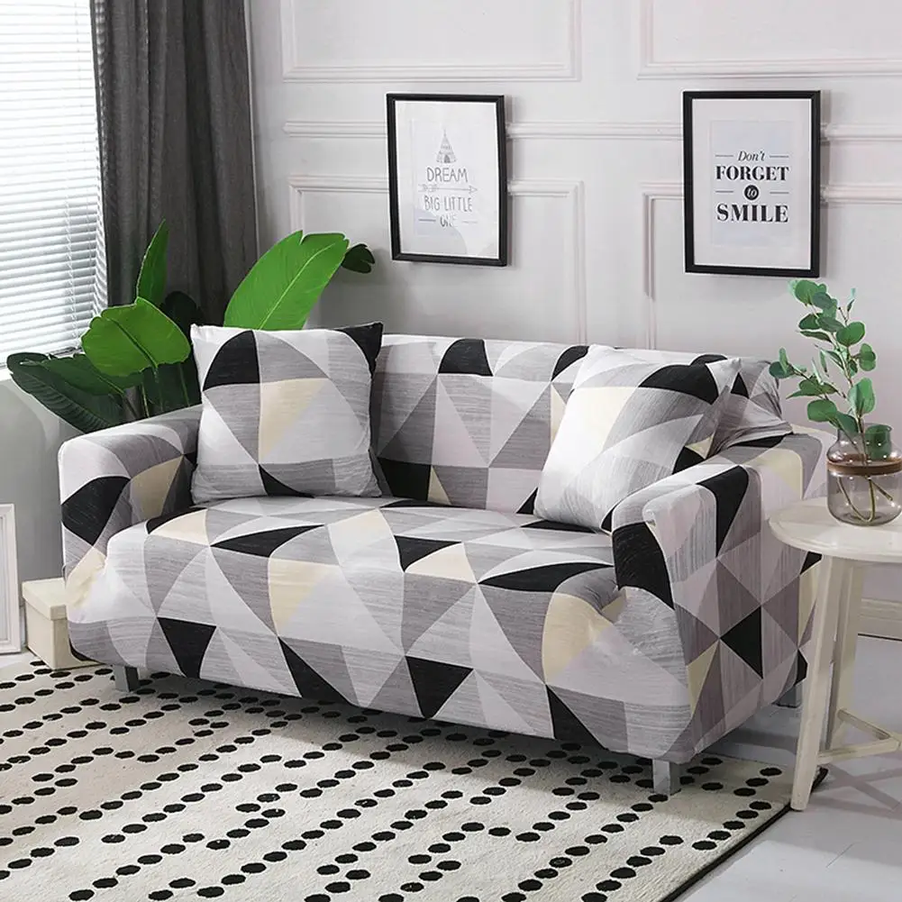 

Printed Stretch Slipcovers Sectional Elastic Stretch Sofa Cover For Living Room Couch Cover Armchair Cover Single/Two/Three Seat