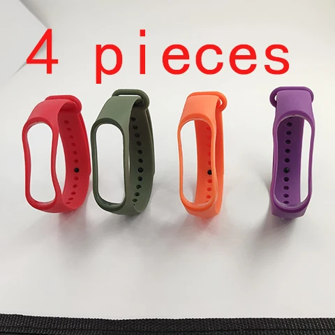 R Для xiaomi mi band 4 ремешок браслет часы силиконовый ремешок для xiaomi mi band 3 браслет mi band 4 NFC анти-потеря ремешок - Цвет: R