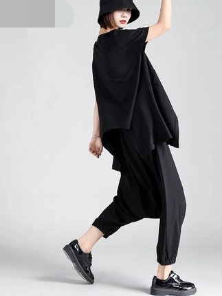 

Harem pants women large crotch pants loose-fitting large crotch pants summer bound feet flying squirrel pants slacks