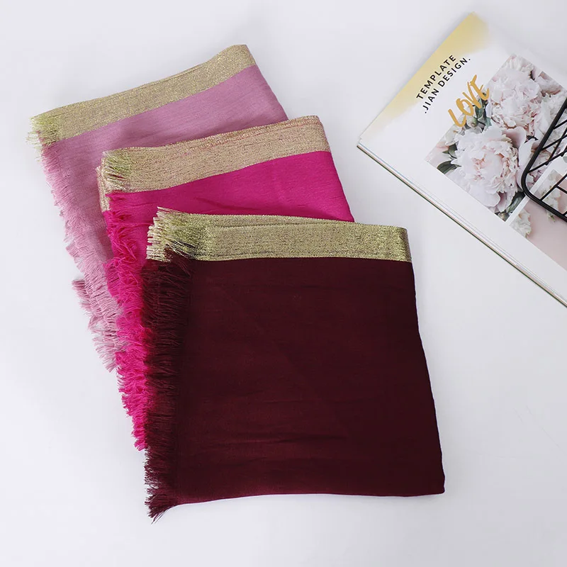 Модный женский шарф-хиджаб Bohowaii мусульманский тюрбан качественный хлопковый