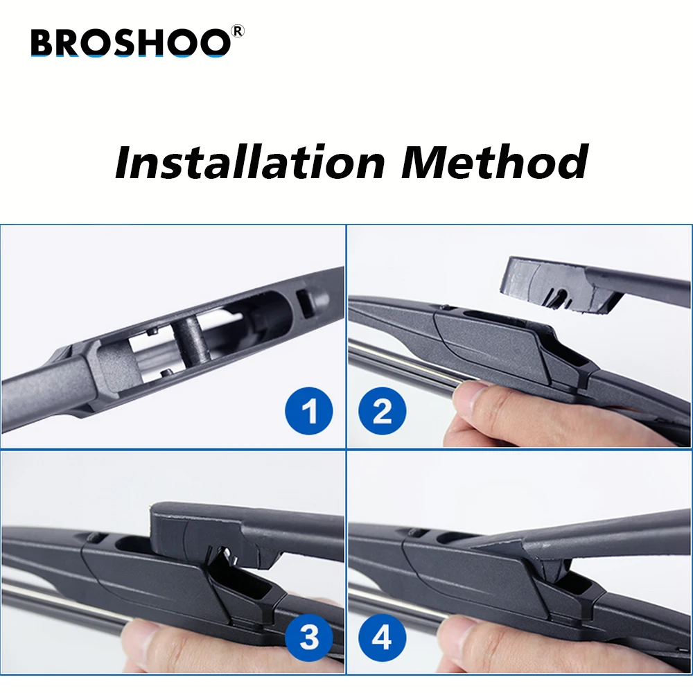 

BROSHOO Car Rear Wiper Blades Back Windscreen Wiper Arm For Citroen C3-XR Hatchback (2014-) 295mm,Windshield Auto Styling