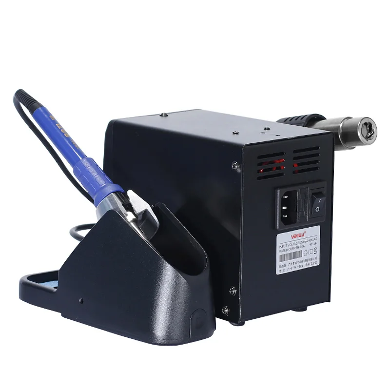 Паяльная станция YIHUA 899D II 2 в 1 паяльная 650 Вт SMD пистолет горячего воздуха 60