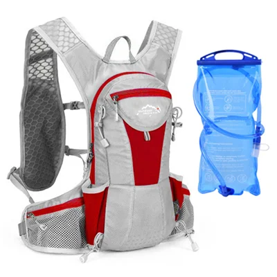 With water bag Водонепроницаемый велосипедный мужской женский спортивный нейлоновый рюкзак для езды на велосипеде, туризма, кемпинга, гидратации, велоспорта - Цвет: With water bag