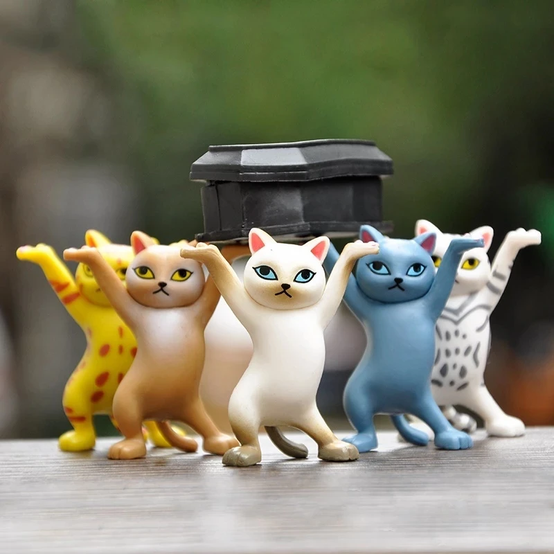 

1pc Enchanting Cat Pen Holder Black Cat Carrying Coffin Bracket Cute Decoration Hand-made Home Decoration Easter Decoration Toy