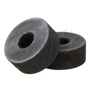 2 x инструмент для накатки, серебряное одиночное прямое колесо, линейное накатывание, шаг 0,5 мм