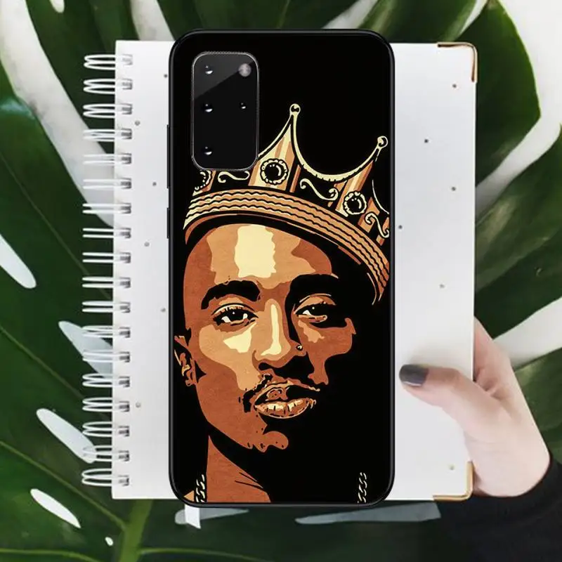 

American 2pac rapper singer Phone Case For Samsung galaxy S 9 10 20 A 10 21 30 31 40 50 51 71 s note 20 j 4 2018 plus