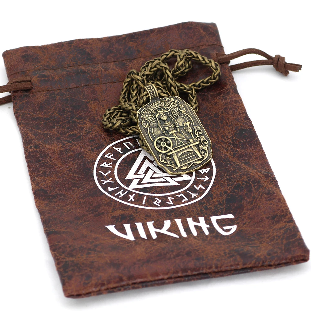 В стиле норвежских викингов в легендарных женщин и текстильной машины амулет
