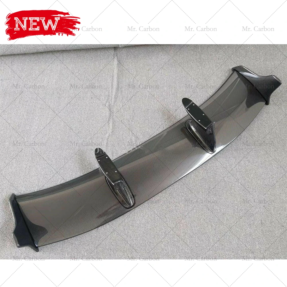 FOR NISSAN R35 GTR TOP SECRET STYLE CARBON FIBER ST2 SPOILER TRIM BODY KIT TUNING PART GT-R GT WING LIP RACING | Автомобили и