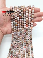 6 8 10mm natural stone pink opal jades loose spacer beads for jewelry making diy bracelet charms accessories 15 wholesale