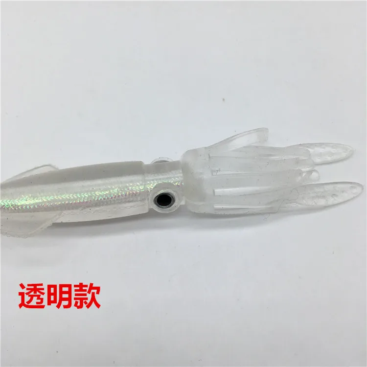 10 шт./лот мягкие рыболовные приманки осьминог кальмар юбка светящиеся в темноте