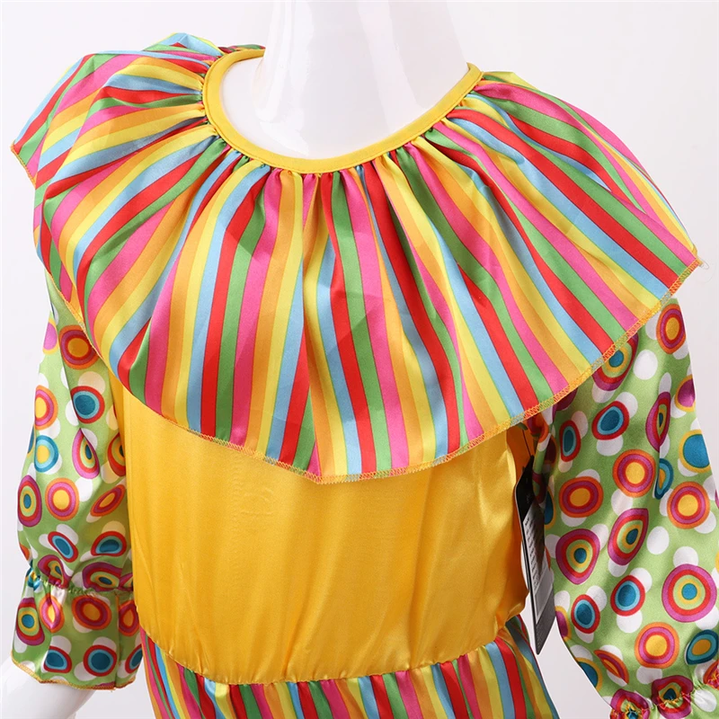 Детский костюм клоуна для косплея вечерние костюмы шоу с животными родителей и