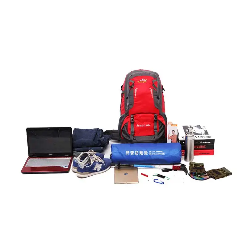HWJIANFENG 60L износостойкий полиэстеровый военный тактический рюкзак для кемпинга