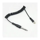 10 шт. флэш аксессуары ПК до 6,35 мм разъем кабель, шнур синхронизации для студийной вспышки светильник RF603 для Nikon D300s D300 D200 D100 D700