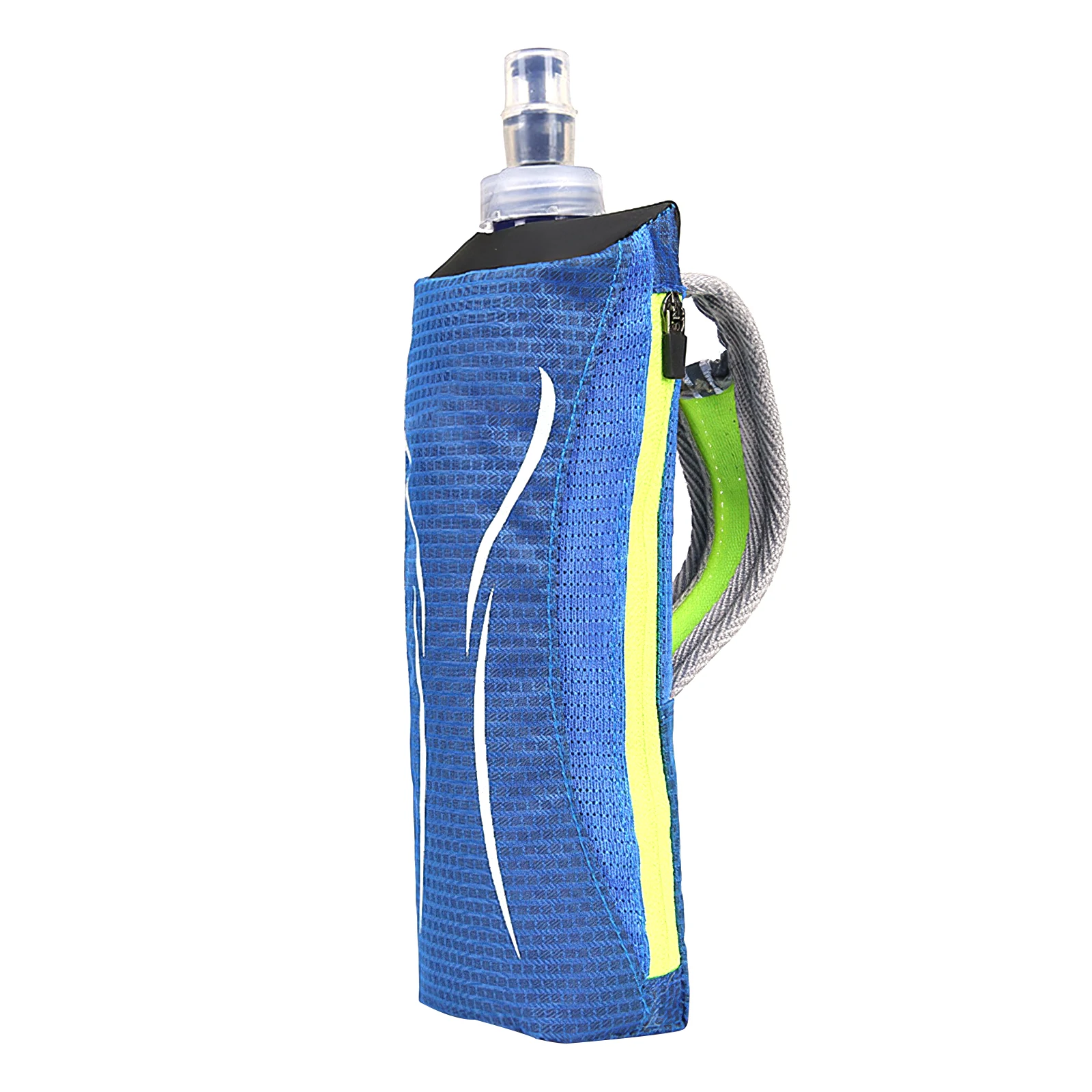 

Water Bottle Holder Breathable Nylon Water Kettle Storage Nighttime Reflective Strip Design Hydration Pack Storable Sport Bottle