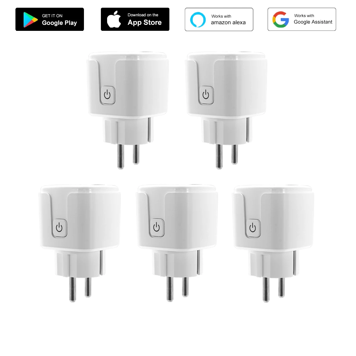 Умная штепсельная вилка европейского стандарта WiFi умный дом дистанционное