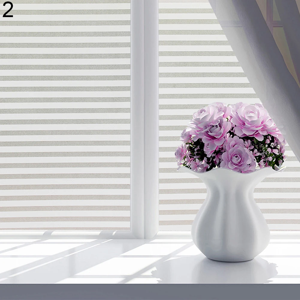 Матовая пленка на оконное стекло широкая матовая клейкая стеклянная для