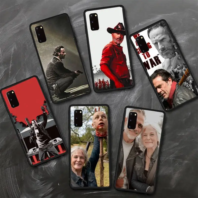 

The walking dead Phone Case TPU For Samsung S6 S7 S8 S9 S10 plus S20 S21 S30ultrs Fundas Cover