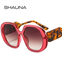shauna retro oversized colorful round women sunglasses shades uv400 fashion brand designer men trending gradient sun glasses
