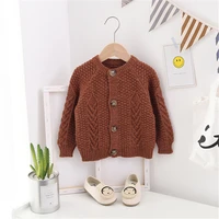 brown spring autumn tops boys sweater jacket coat kids%c2%a0overcoat outwear teenager children clothes school gift high quality