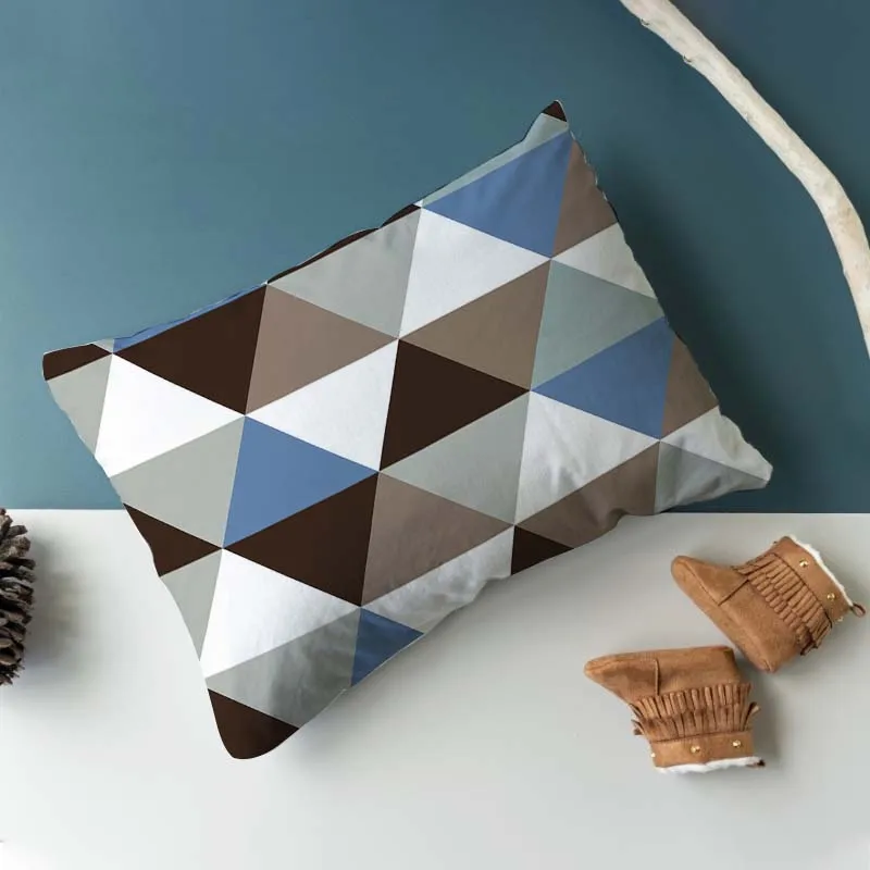 Прямоугольная наволочка Fuwatacchi Геометрическая искусственная для дивана