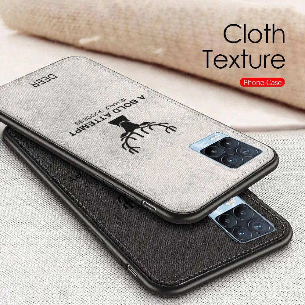 deer case for oppo realme 8 7 pro 7i 6i soft tpu texture cover for realme c25 c21 c20 c17 c15 c11 xt gt neo master phone case free global shipping